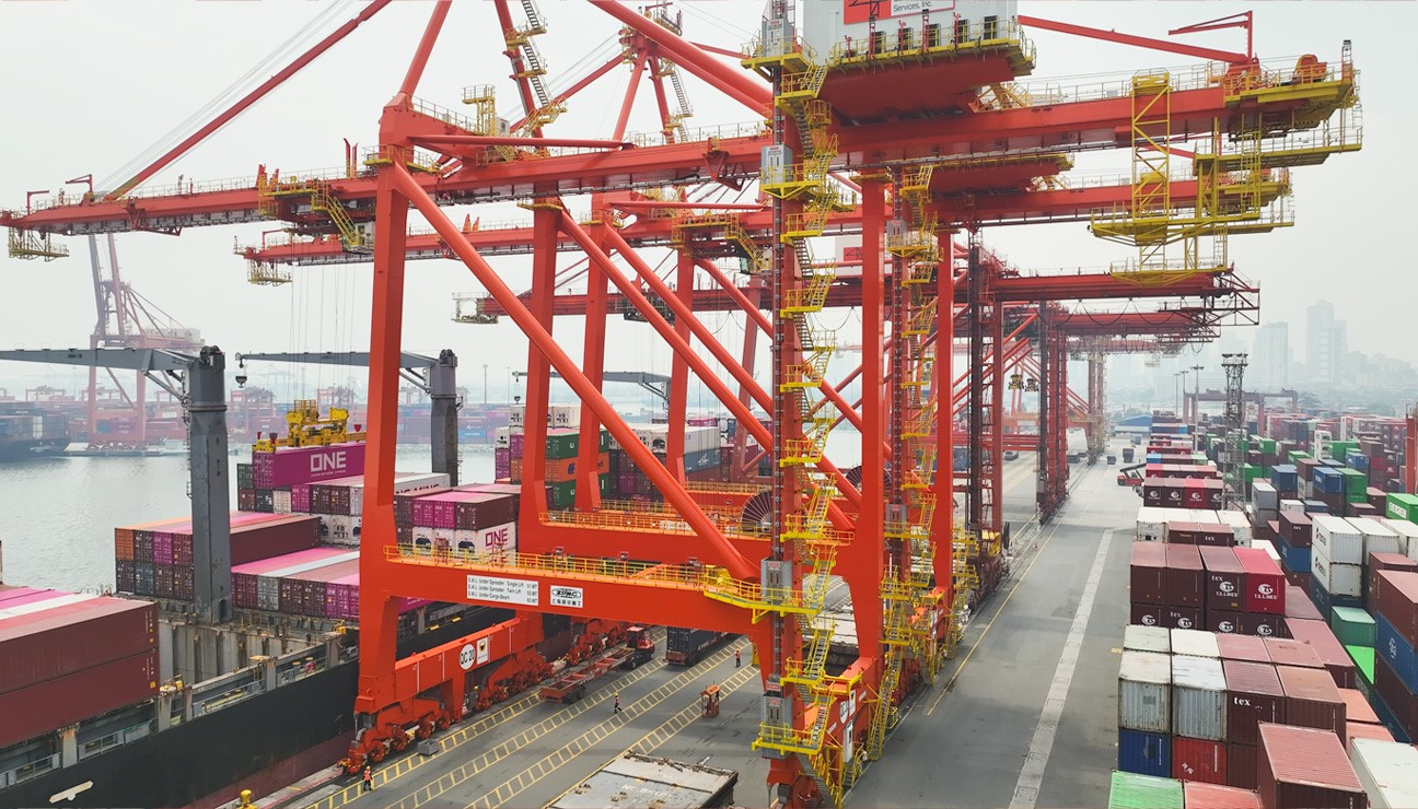 ICTSI commissions 3 new quay cranes at MICT
